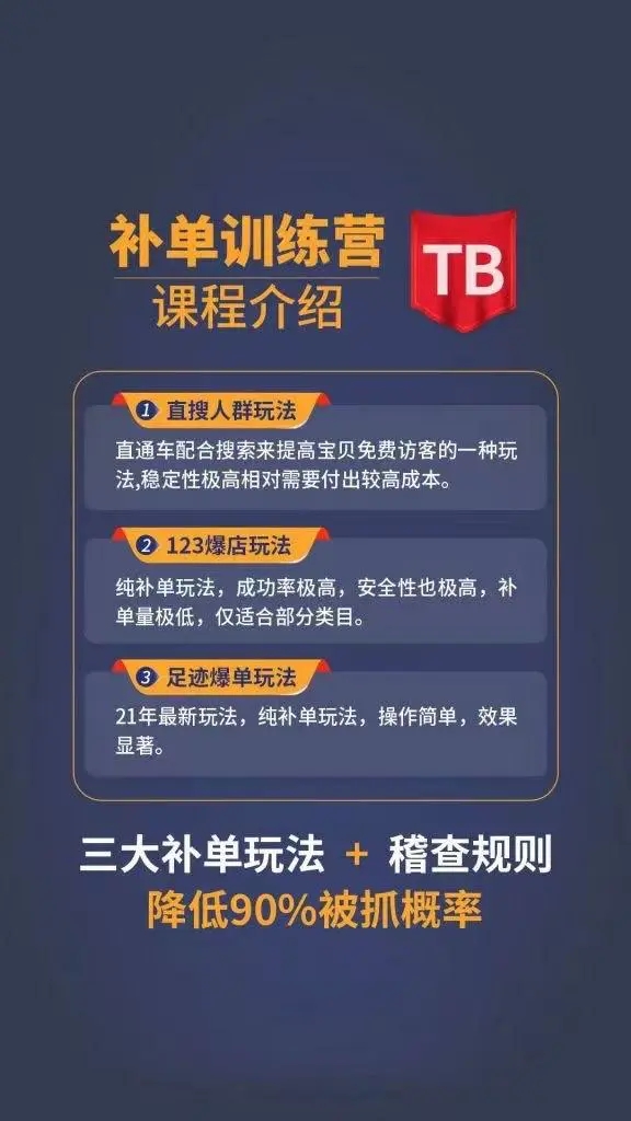 数据蛇淘宝2021最新三大补单玩法+稽查规则，降低90%被抓概率-优品网赚资源库