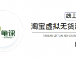 龟课·淘宝虚拟无货源电商5期,全程直播 现场实操,一步步教你轻松实现躺赚-优品网赚资源库