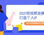 2021短视频发展趋势+打造个人IP,适合短视频涨粉变现的新媒体人-优品网赚资源库