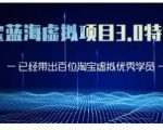 黄岛主·淘宝蓝海虚拟项目3.0，小白宝妈零基础的都可以做到月入过万-优品网赚资源库