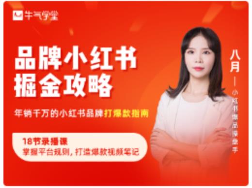 品牌小红书掘金攻略，年销千万的小红书品牌打爆款指南-优品网赚资源库