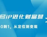 视频号iP进化财富营，从0到1，从定位到变现赚钱（价值1577元）-优品网赚资源库
