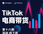 TK电商带货线下班第十六期（深圳站），从0到1带货出单-优品网赚资源库