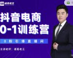 诸葛老王抖音电商0-1训练营，从0开始轻松破冷启动，引爆直播间-优品网赚资源库