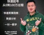杰妮传媒·抖音快速起号核心实操课：教你新号快速起号，从0到100万过程-优品网赚资源库