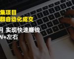 虚拟图集项目:矩阵站群自动化成交,3-5个月实现快速赚钱月入1W+左右-优品网赚资源库