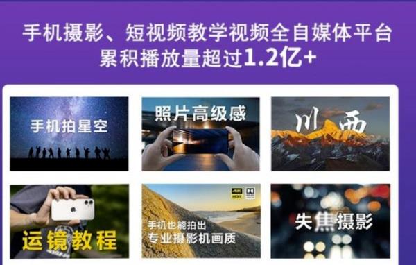 2022玩转手机影像全系课,零基础的小白也能进阶成为手机摄影专业人士-优品网赚资源库