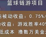 国外区块链篮球游戏项目，前期加入秒回本，被动收益日0.75%，撸数万美金-优品网赚资源库