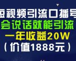 安妈·短视频引流口播号，会说话就能引流，一年收益20W（价值1888元）-优品网赚资源库