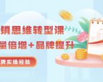 无界营销思维转型课:1000个品牌实操经验,助你销量倍增(20节视频)-优品网赚资源库