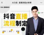 大力说·直播流程必修课，善用流程管理直播间，让工作更合规更高效-优品网赚资源库