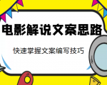 电影解说文案思路课，让你快速掌握文案编写的技巧（3节视频课程）-优品网赚资源库