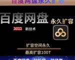 百度网盘无限扩容技术，外面卖399的，无论自己用还是用做引流都可以-优品网赚资源库