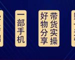 好物分享高阶实操课：0基础一部手机做好好物分享带货（24节课）-优品网赚资源库