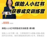 保险人小红书获客成交训练营,0基础高效玩转小红书,可复制的获客成交之路-优品网赚资源库
