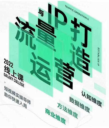 大蓝流量运营&个人ip打造课，短视频带货/爆款文案/流量运营/直播入门/镜头变现/流量商业-优品网赚资源库