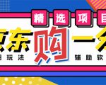 外面收费1980的最新京东无限一分购项目，一天轻松几百单（玩法+教程+软件）-优品网赚资源库