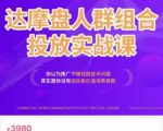阿呆电商·达摩盘人群组合投放实战课，你以为推广不赚钱是技术问题，其实是你没有选好高价值消费客群-优品网赚资源库