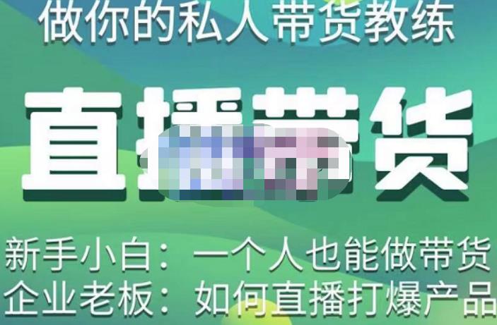 硬核传媒·直播带货(私人教练),实操实战教学,通俗易懂,学完后新手小白一个人也能做带货-优品网赚资源库