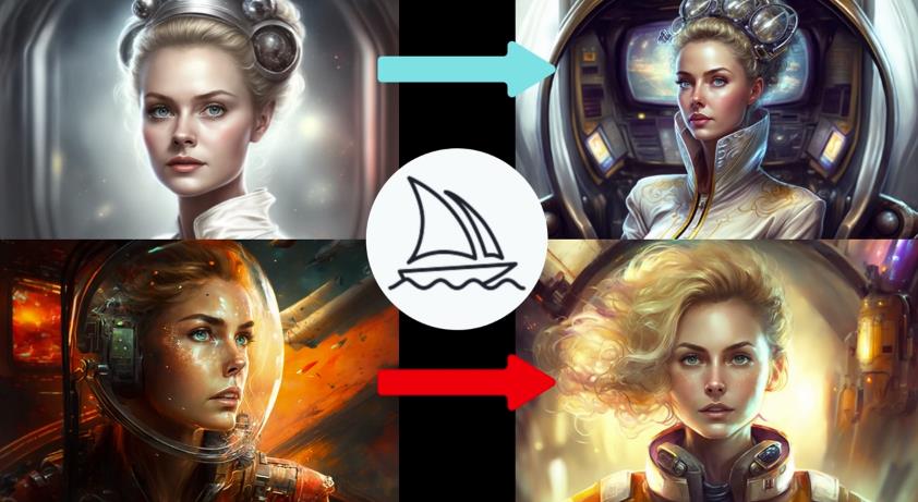 Midjourney V4实现连续性的人物创作：漫画，故事，动画操作教程参数设置-优品网赚资源库