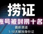 2023年最新抖音八大技术，一证多实名，秒注销，断抖破投流，永久捞证，钱包注销，跳人脸识别，蓝V多实-优品网赚资源库