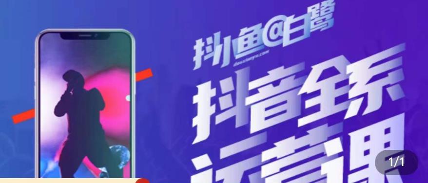 白鹭·主播内训营,运营主播话术起号进阶能力提升-优品网赚资源库