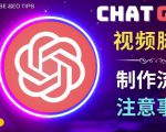 正确使用Chat GPT制作有价值的中文视频脚本，并在YouTube获利-优品网赚资源库