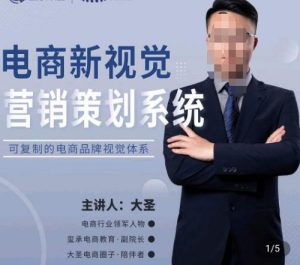 大圣·电商新视觉营销策划系统，可复制的电商品牌视觉识别系统-优品网赚资源库