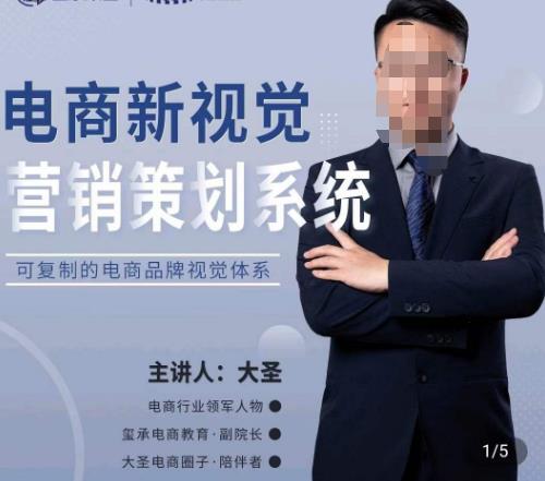 大圣·电商新视觉营销策划系统，可复制的电商品牌视觉识别系统-优品网赚资源库