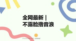 全网最新不露脸撸音浪，跑通自动化成交闭环，实现出单+收徒收益最大化【揭秘】-优品网赚资源库
