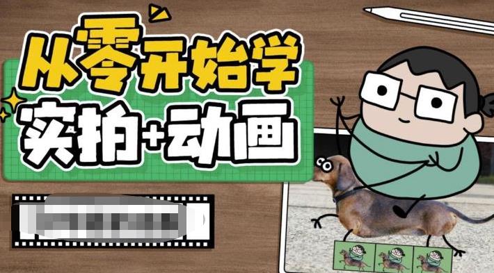 从零开始学实拍加动画，实拍加动画创意教程-优品网赚资源库