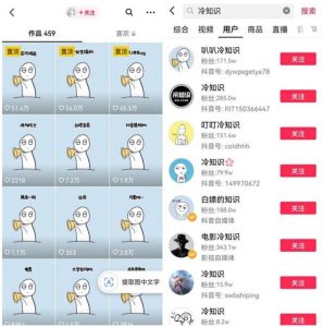 抖音冷知识快速涨粉变现玩法,爆火冷知识项目拆解,成品日赚500+【拆解】-优品网赚资源库