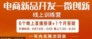 南掌柜·电商新品开发——微创新,电商新品微创新是你企业发展的护城河-优品网赚资源库