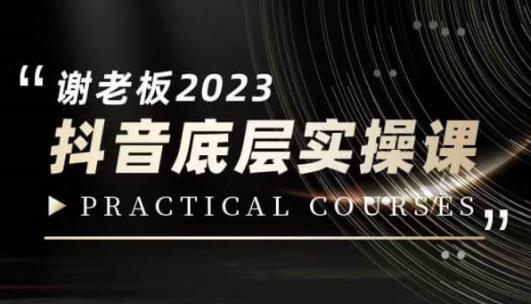 蟹老板·2023抖音底层实操课,打造短视频的底层认知-优品网赚资源库