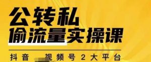 群响公转私偷流量实操课,致力于拥有更多自持,持续,稳定,精准的私域流量!-优品网赚资源库