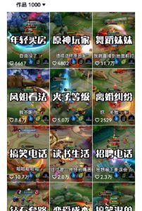 副业拆解：抖音王者荣耀游戏变现副业项目，视频版一条龙实操玩法分享给你-优品网赚资源库