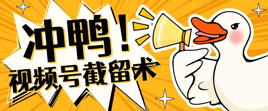 全球首发-视频号无限截留术-你不知道的流量沃土-优品网赚资源库