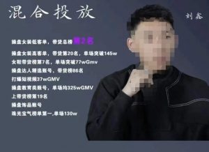录客传媒·刘鑫-混合投放,优化直播间使投放更高效-优品网赚资源库