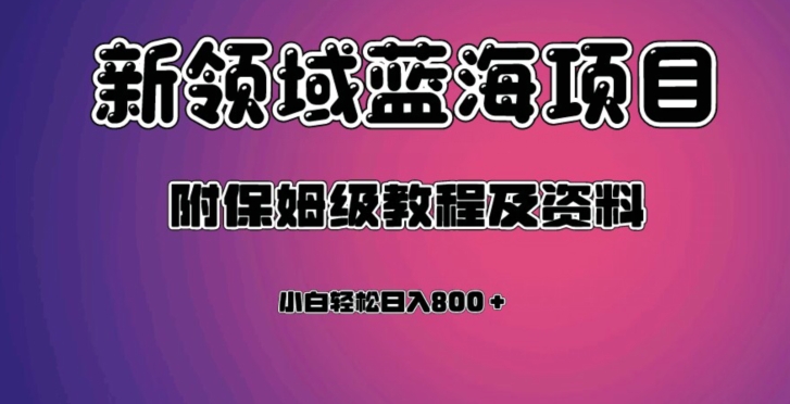 虚拟资源蓝海领域新项目，轻松日入800＋，附保姆级教程及资料-优品网赚资源库
