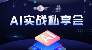 AI实战私享会，各种ai变现玩法，AI变现思路-优品网赚资源库