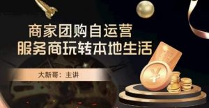 大新哥·商家团购自运营-玩转本地生活-优品网赚资源库