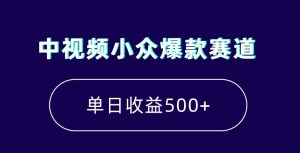 中视频小众爆款赛道，7天涨粉5万+，小白也能无脑操作，轻松月入上万【揭秘】-优品网赚资源库