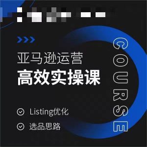 亚马逊运营高效实操课，Listing优化，选品思路-优品网赚资源库