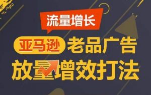 流量增长 亚马逊老品广告放量增效打法，短期内广告销量翻倍-优品网赚资源库