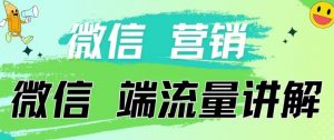4.19日内部分享《微信营销流量端口》微信付费投流【揭秘】-优品网赚资源库