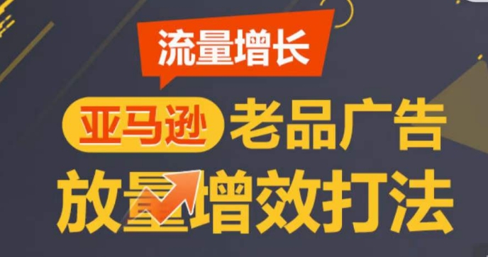 亚马逊流量增长-老品广告放量增效打法，循序渐进，打造更多TOP listing​-优品网赚资源库