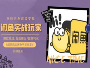 手把手教你0到1系统玩转闲鱼变现，爆款思维/超级曝光/超高转化-优品网赚资源库