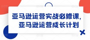 亚马逊运营实战必修课,亚马逊运营成长计划-优品网赚资源库