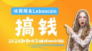 法国闲鱼Leboncoin跨境电商教程：环境邮箱电话解决产品上传及流量，悄悄赚钱【揭秘】-优品网赚资源库