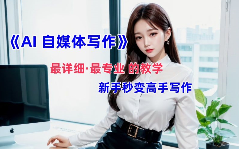 AI自媒体文章创作全网最详细教程,新手秒变写作高手,多方位发展-优品网赚资源库